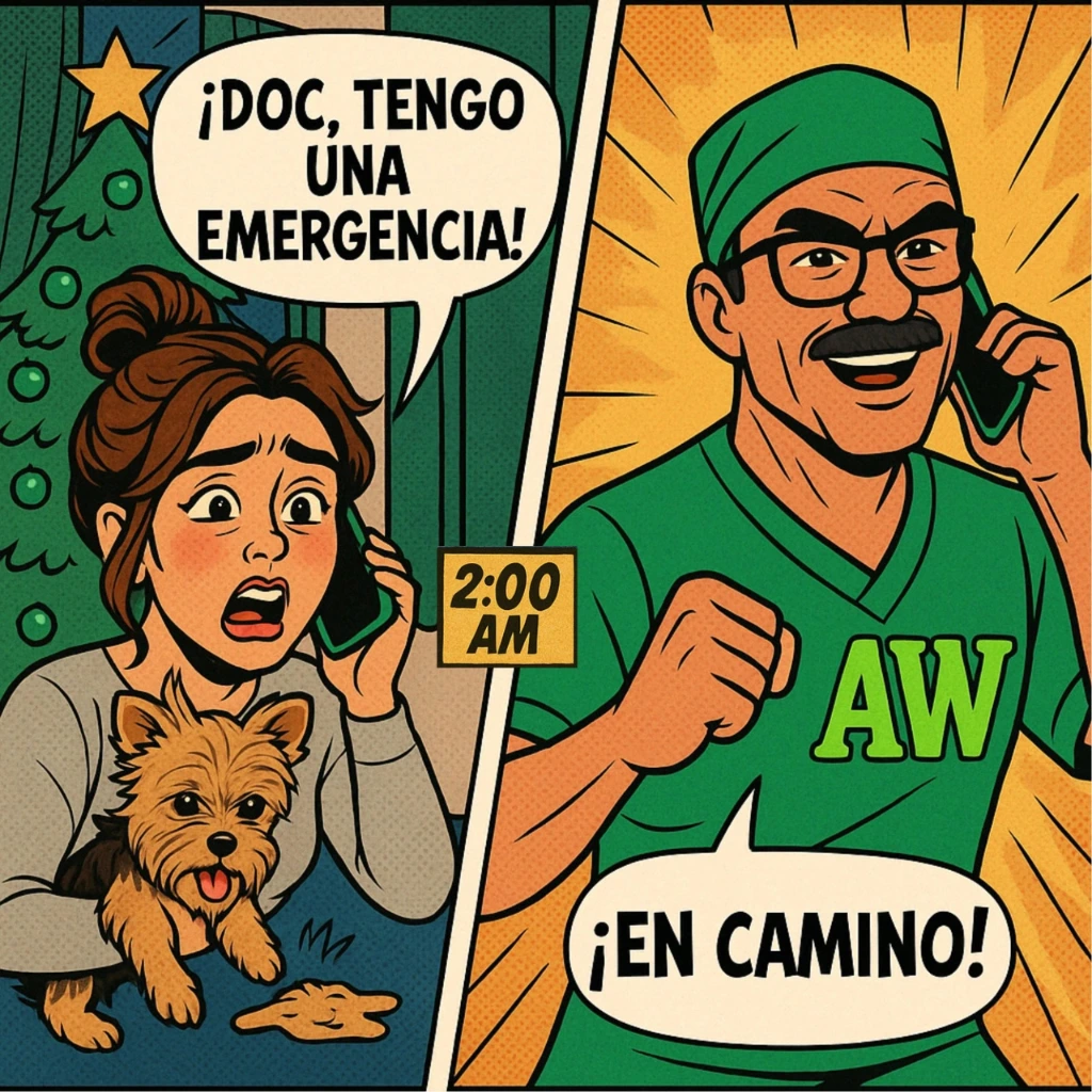 Atención veterinaria de urgencias 24/7